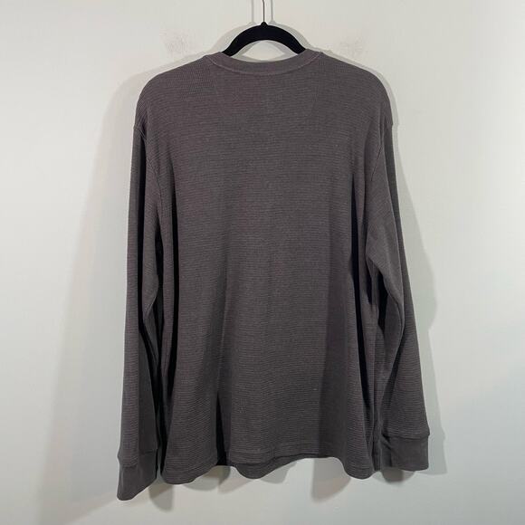 Mossy Oak Men's Grey Thermal Waffle Knit Long Sleeve Top Size XL - Picture 7 of 7